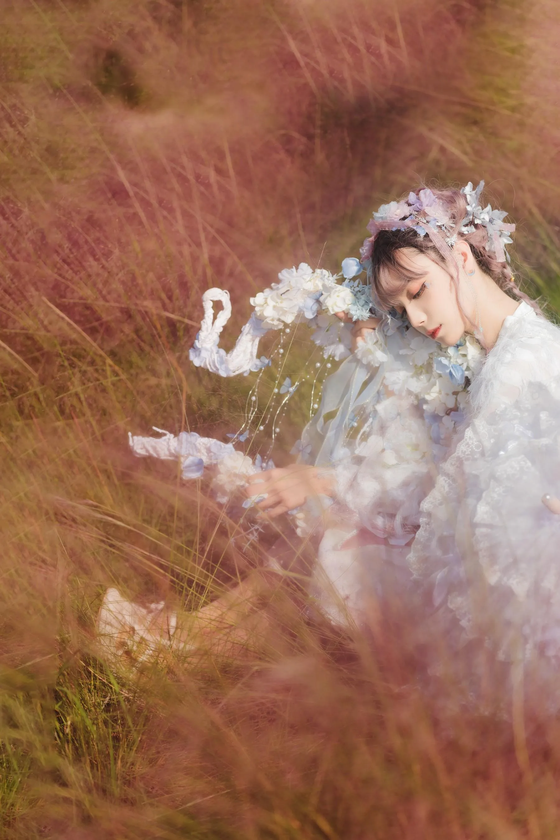 [艺图语] 2022.06.03 粉色草海 贰加六 [22P]插图1